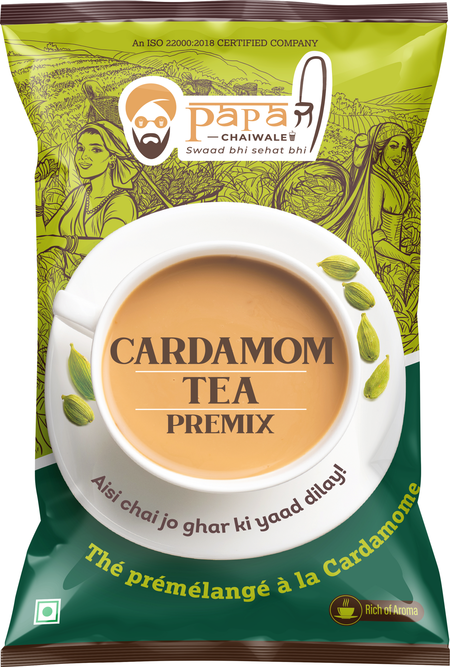 Cardamom (Elachi) Premium Tea Premix (2lbs)