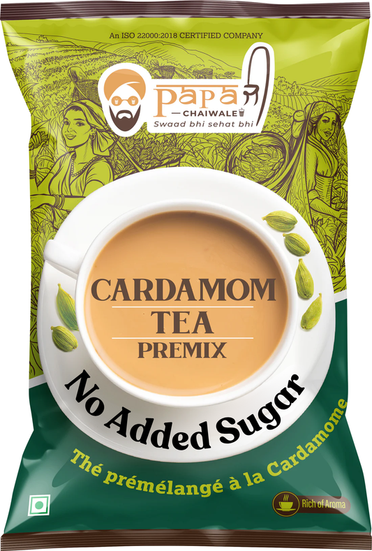 NAS Cardamom (Elachi) - No Added Sugar Premium Tea Premix (2lbs)